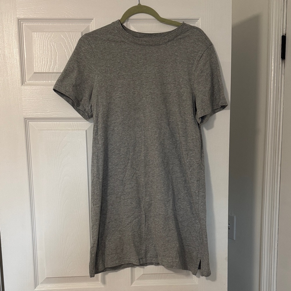 Gray T-Shirt Dress